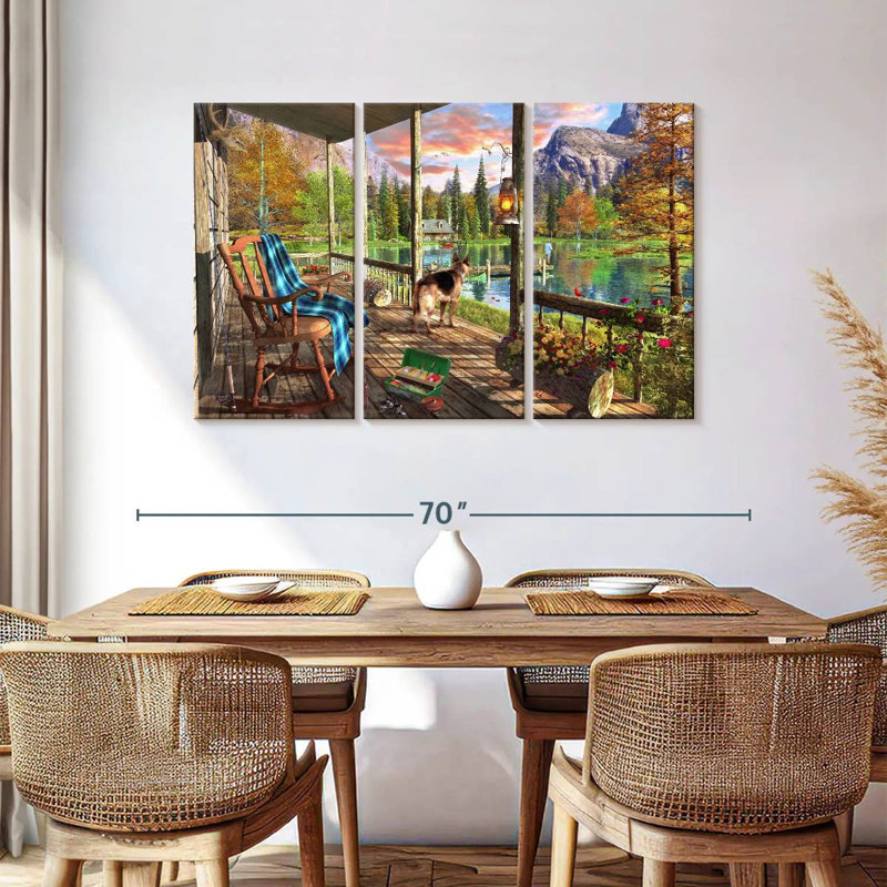 Lilie Mountain Cabin Home, H 36 po x l 57 po