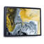 Noir noir, blanc et marbre abstrait II - peinture sur toile-67232101-67232093