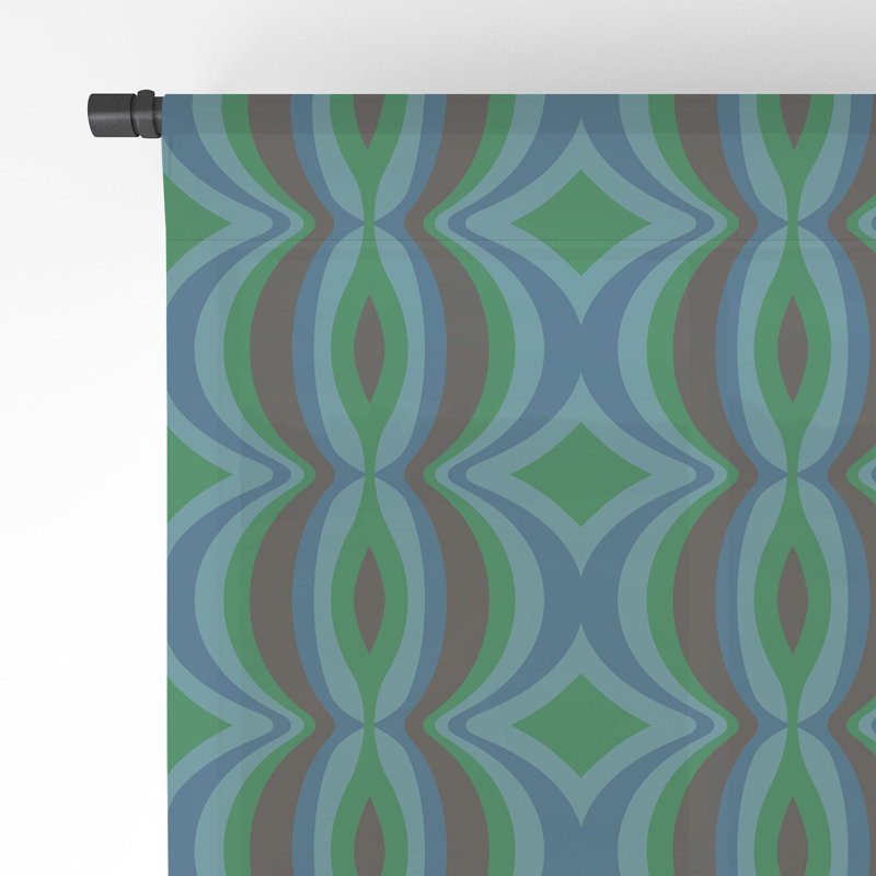 Bryniah Sheer Curtain Pair, 50" W x 63" L