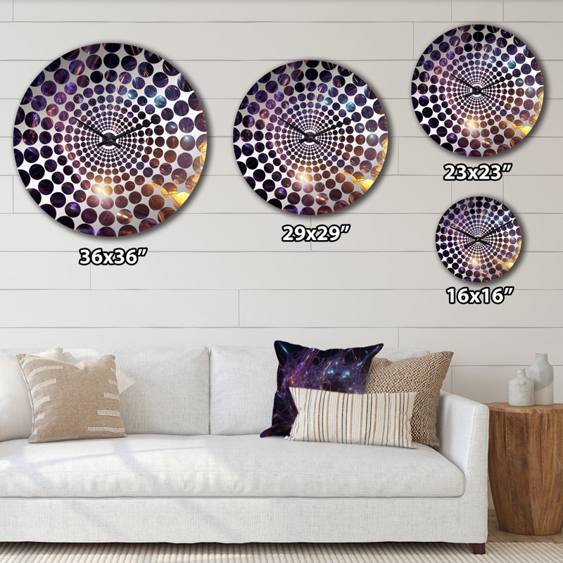 Horloge murale Willbridge - Fractals, Petit
