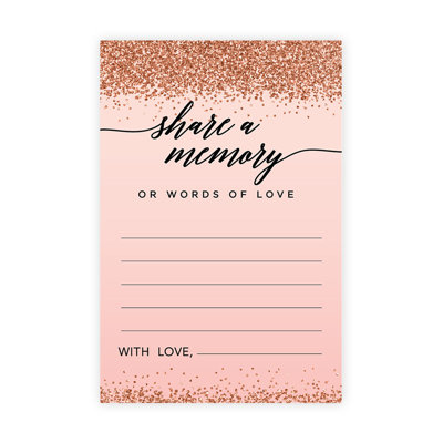 Glitter Share a Memory Cards