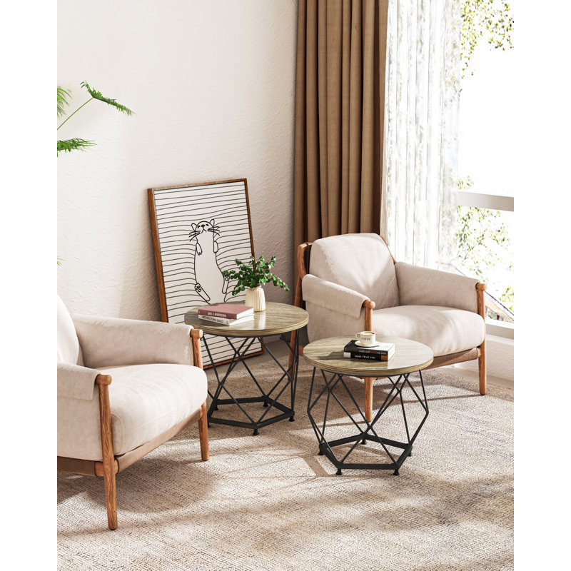 Selinda Frame Coffee Table, Terra Brown