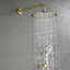 Pressure-Balanced Complete Shower Faucet with Rough-in Valve-89747395