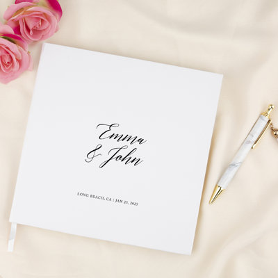 Livre d'or de mariage traditionnel