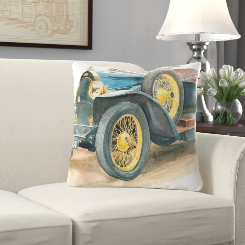 Housse et insert de coussin carré Araujo, Microsuède, Intérieur