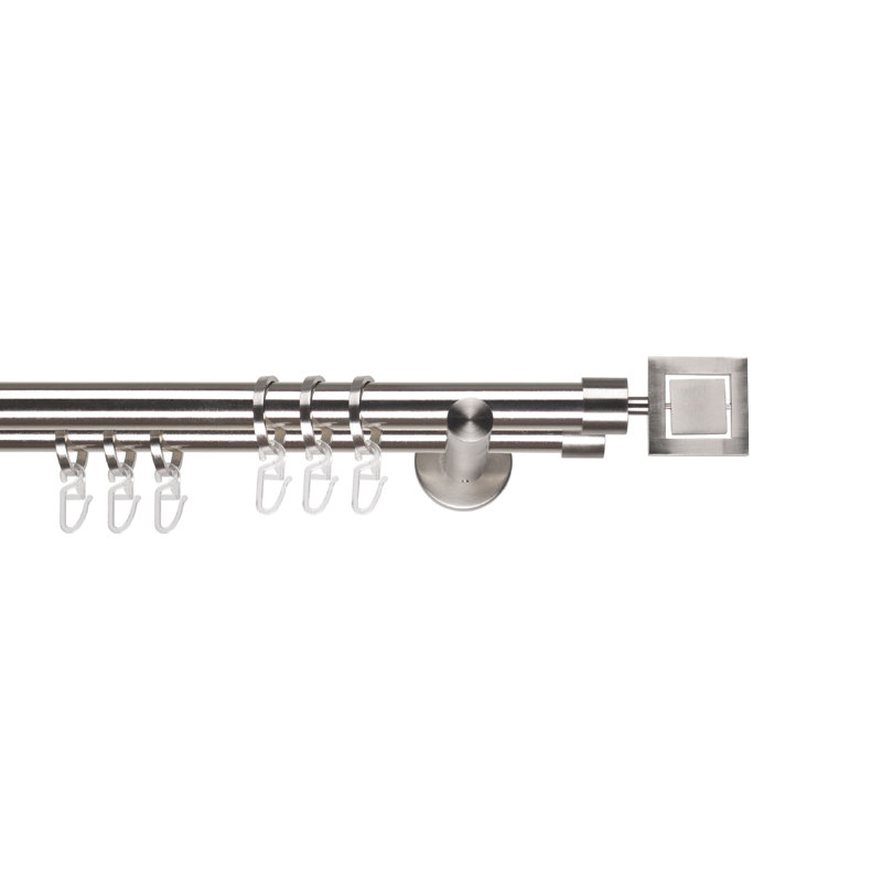 Toulon 20cm Double Curtain Pole, 134cm