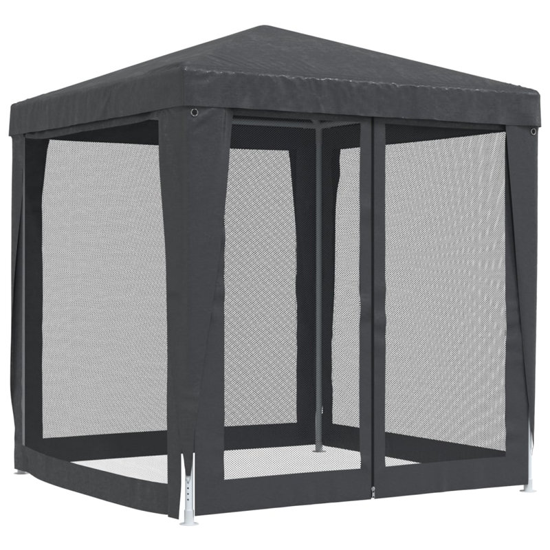 Allieana 2m x 2m Iron Party Tent, Anthracite, Anthracite