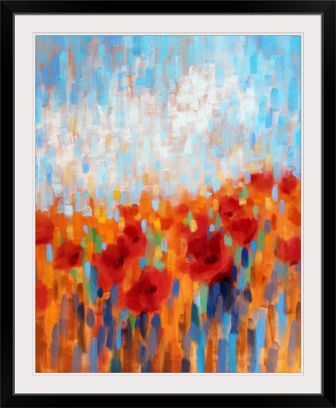 « dépiléy walk », impression de peinture, H 48 po x l 38 po x P 1,5 po, Toile