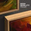 "Colorful Abstract Pastel Strokes Bright", ensemble de 3 reproductions d'art sur toiles plates encadrées-96384554-96384555