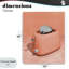 Disco Toast sur toile orange, design par Lish Creative-130636051