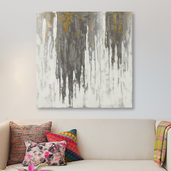 « neutral space iv », reproduction d’art sur toile tendue, H 37 po x l 37 po x P 1,5 po, Toile tendue, Pas de tapis