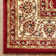 Tapis traditionnel rouge Belliere Sarouk