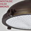 Luminaire suspendu en forme de cloche à 1 lumière Moyers-60404497