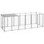 Cornwall 43.31cm H PE, Powder-coated Steel Exercise Pen With Door-1287156866
