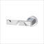 Modern Nova Design Premium Bathroom Door Handles on Round Rose in Polished Chrome Finish