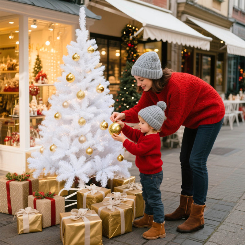 Christmas Tree, 1.5M, White