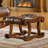 Quality solid oak rocking chair-102403457