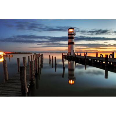 " Lighthouse At Night " by Tomassereda