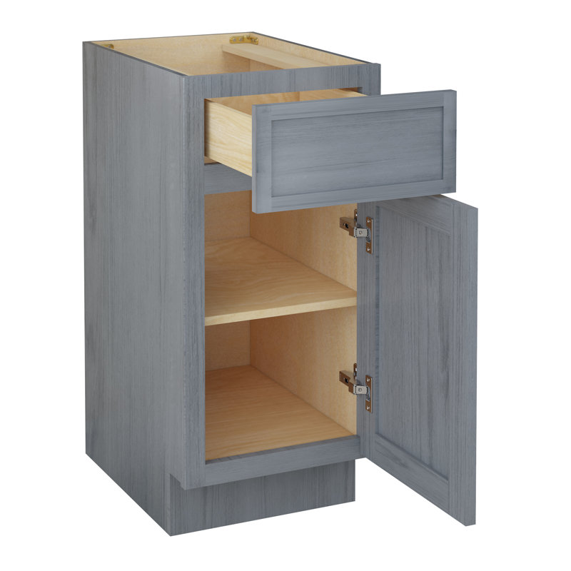 Base de meuble-lavabo simple 15 po seulement, Argent