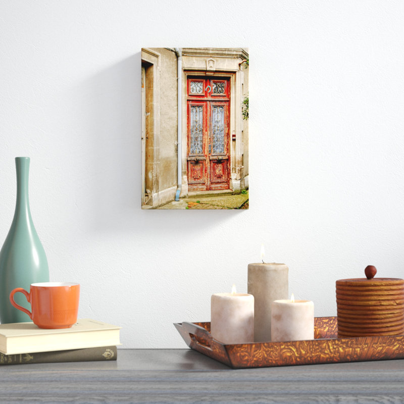 «Weathered Doorway I», photographie sur toile, H 12 po x l 8 po