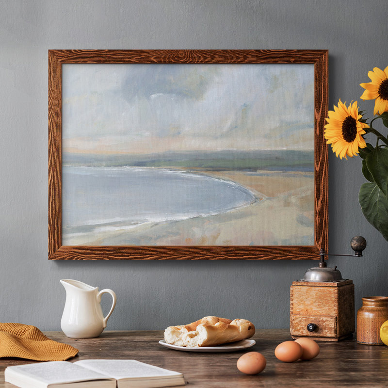 «Coastal Study II», reproduction d'art sur toile simple, Érable, H 26 po x l 38 po x P 1,5 po