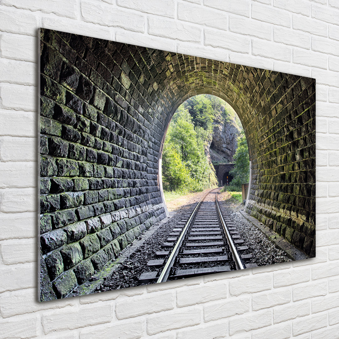 Railway Tunnel - Unframed Art Prints on Glass