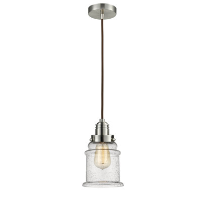 Luminaire suspendu en forme de cloche à 1 lumière Cecil