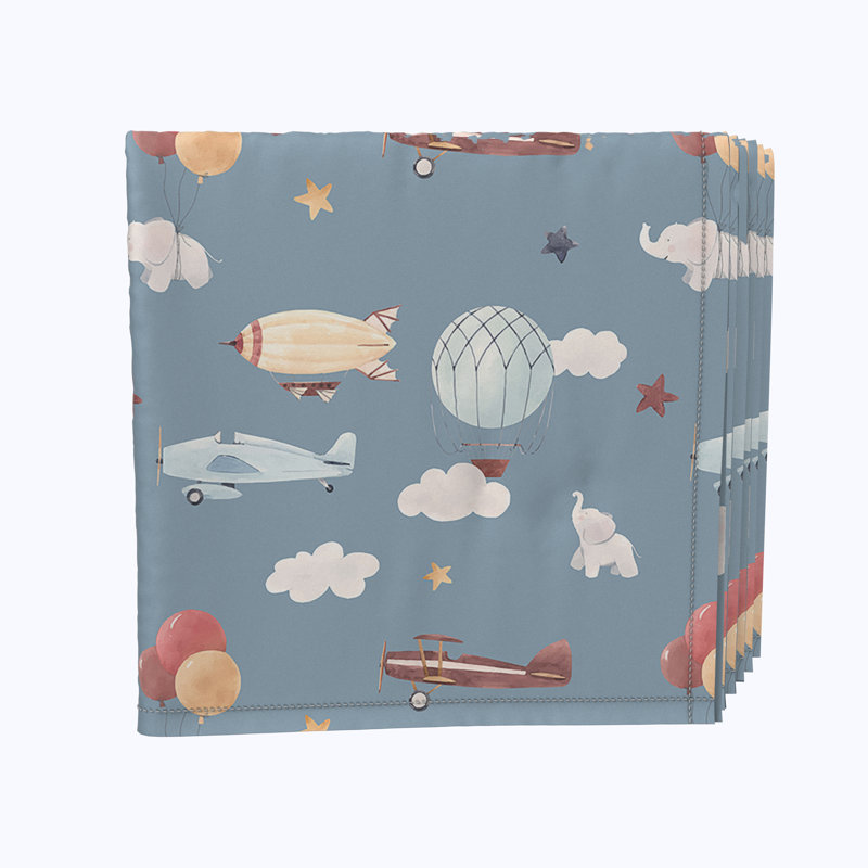 Polyester Animal Print Square Napkin