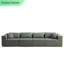 Canapé modulaire rembourré en L 104 po Corduroy-1206903043