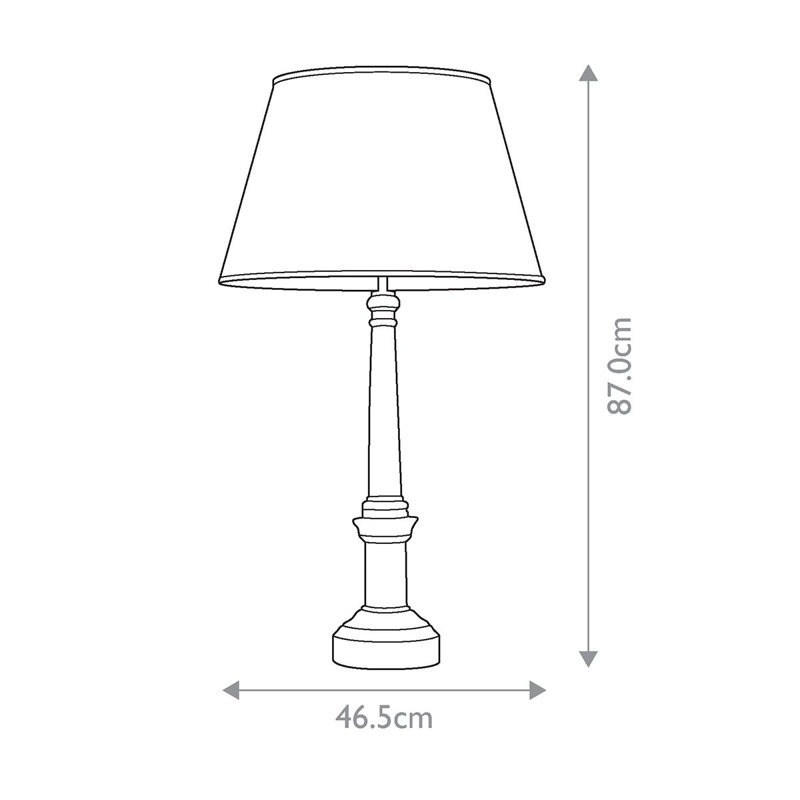 Elkhorn Solid Wood Table Lamp