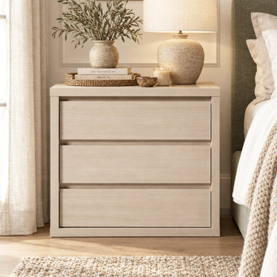 Fere 30'' W 3-Drawer Nightstand