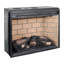 Foyer encastrable à quartz 23 pouces - version bûche avec attrait brique. Capacité de chaleur de 1500W. 5000 / heure Flamme réaliste. 4 réglages de luminosité réglables. / Ul. Doubles protocoles. Énergie