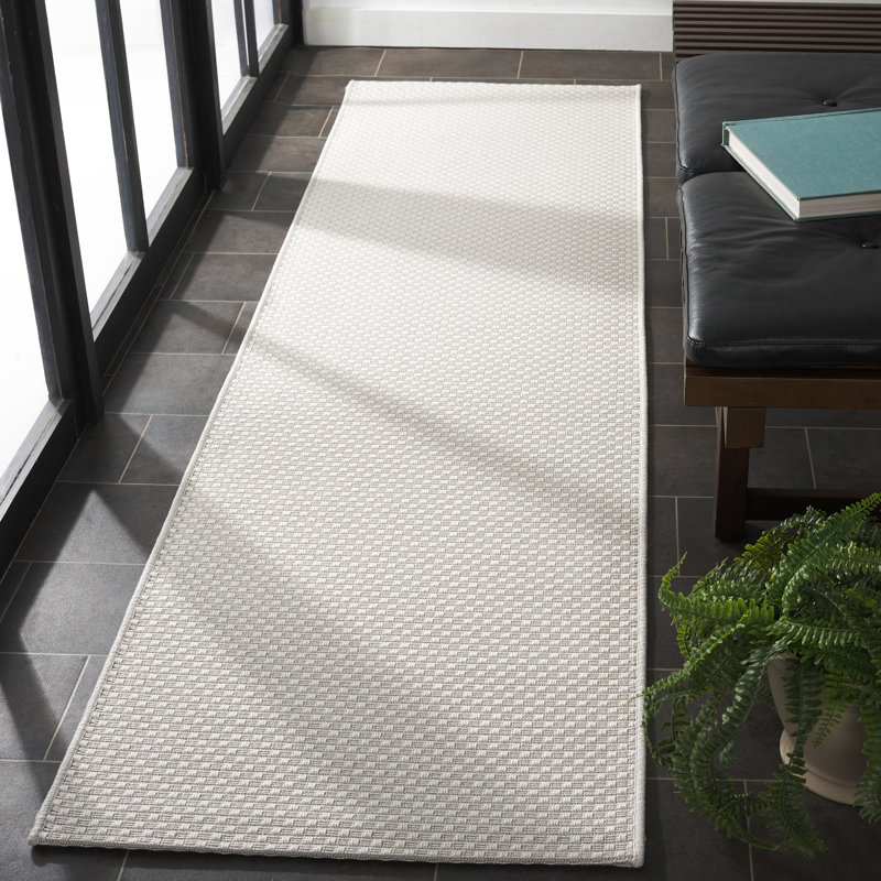 Sisal All-Weather Performance Solid Color Indoor/Outdoor Area Rug, Runner 2'2" x 8'