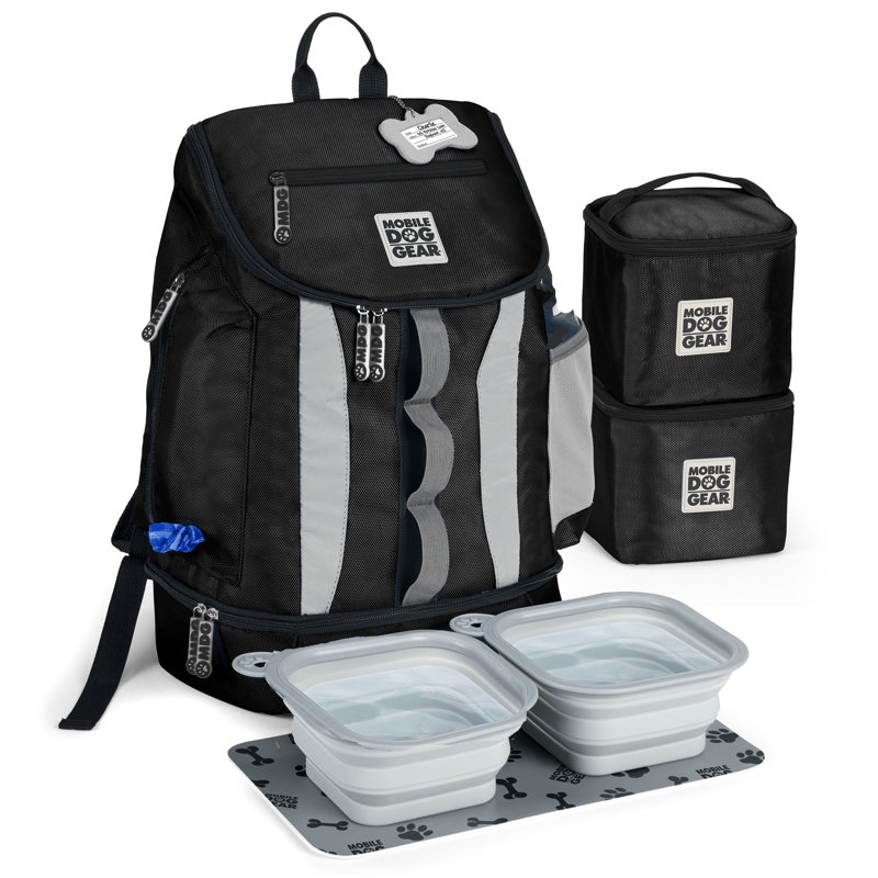 Drop Bottom Weekender Backpack, Black