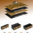 Chrisy 21.65'' W Metal Shelving Unit with Wheels