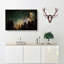 Milky Way Above the Treetops in Abstract - Wrapped Canvas-55313113