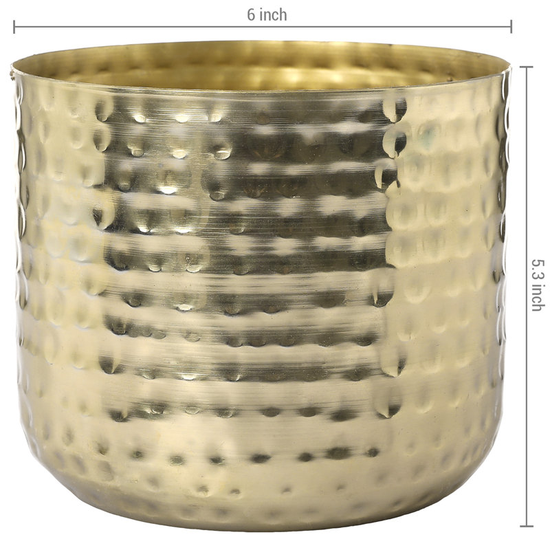 Handmade Metal Pot Planter