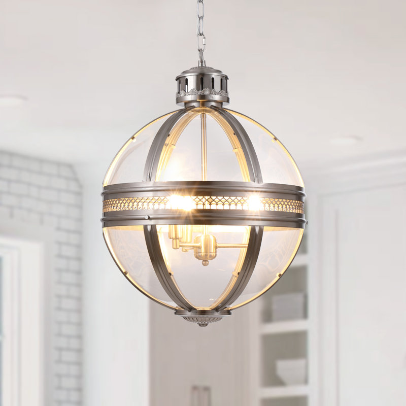Lustre en forme de globe à 3 lumières Guerra