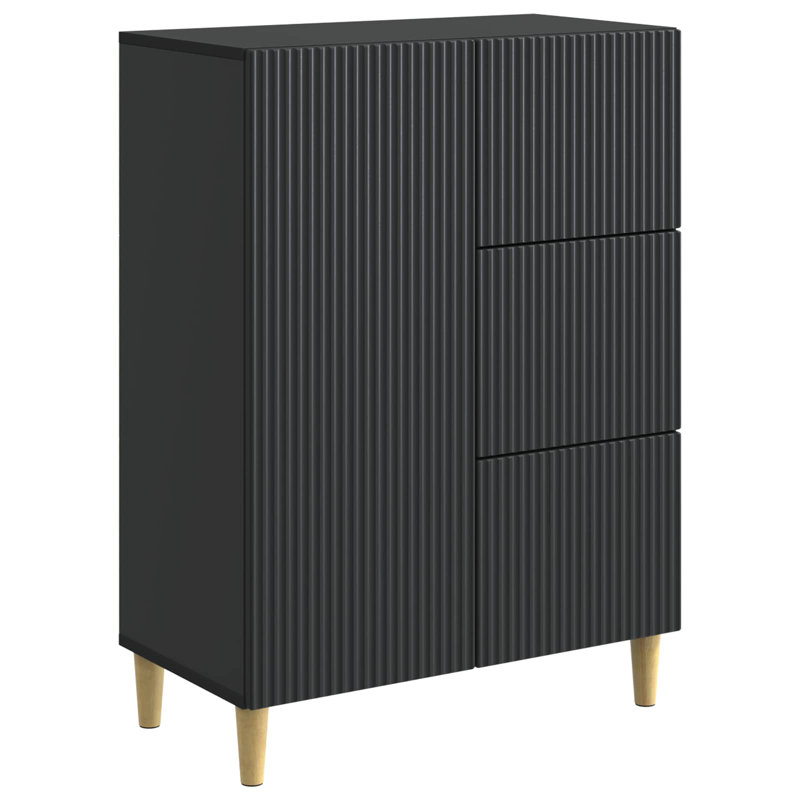 66cm Sideboard, Black