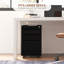 37cm Wide 3 -Drawer Mobile Steel File Cabinet-452289844
