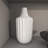 Ceramic Fluted Decorative Vase