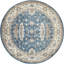 Tapis décoratif floral bleu Linz-40278212