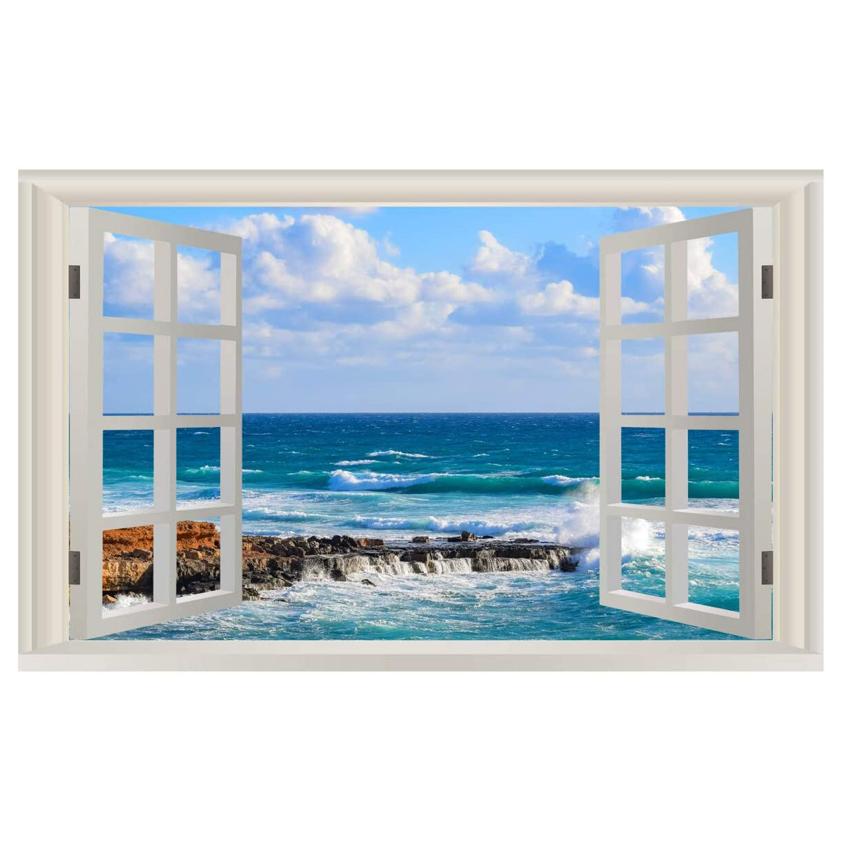 Fotomurale Window View Beach