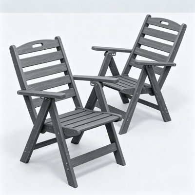 Chaises pliantes de patio (paquet de 2)