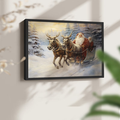 «Chirstmas Art» - CECL XXIV - Reproduction encadrée - Restickable