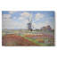 Champ de tulipes avec le moulin à vent de Rijnsburg-Claude Monet-Toile tendue avec châssis-1886-395981175