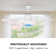132cm Ceiling Fan with Light Kit