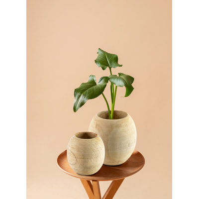 Slidell Handmade Wood Table Vase