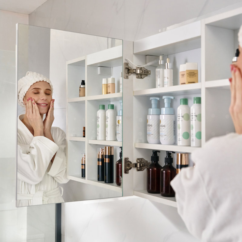 Armoire de salle de bain avec miroir