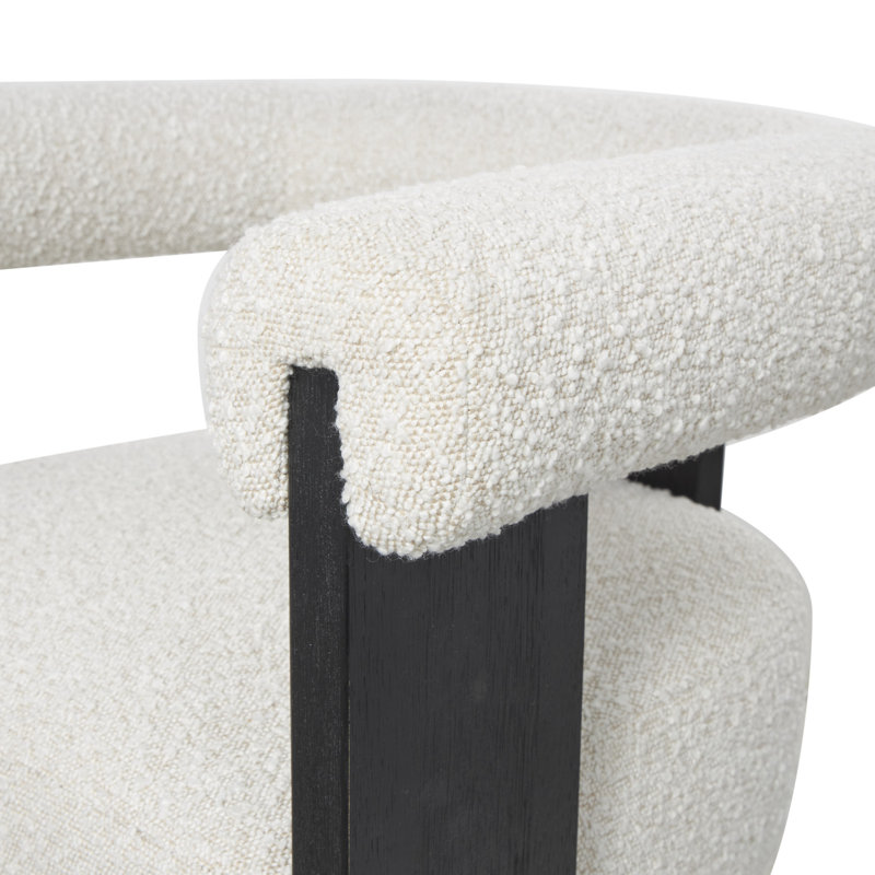 Fauteuil Hallfrid, Noir, noir, noir, noir